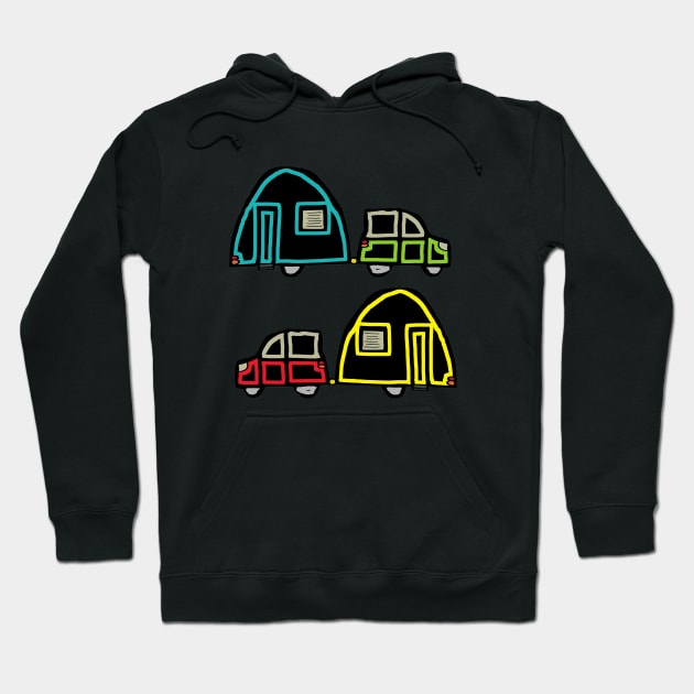 Caravan Hoodie by Mark Ewbie